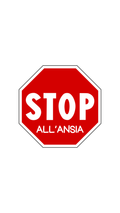 Segnale "STOP ALL'ANSIA"