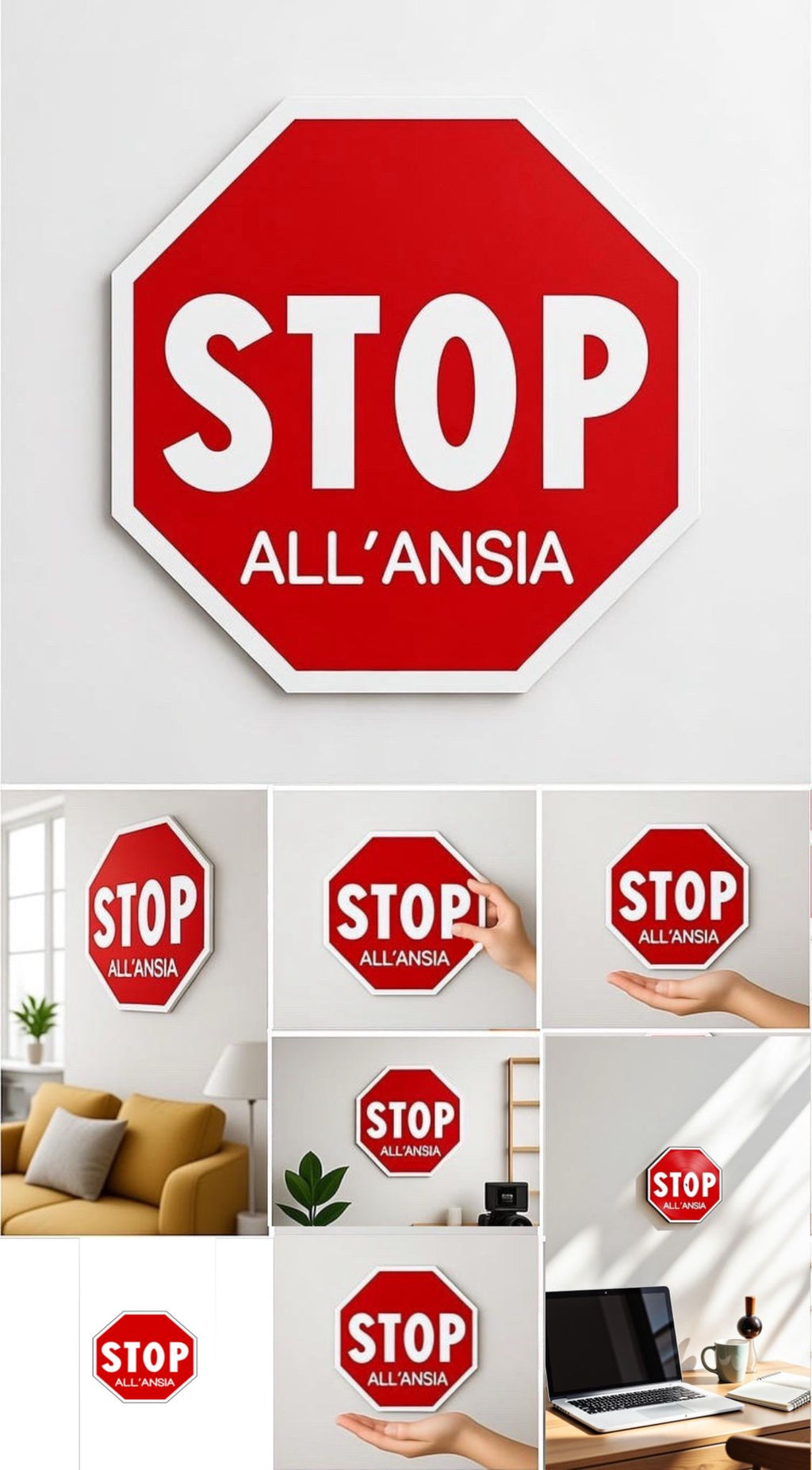 Segnale "STOP ALL'ANSIA"