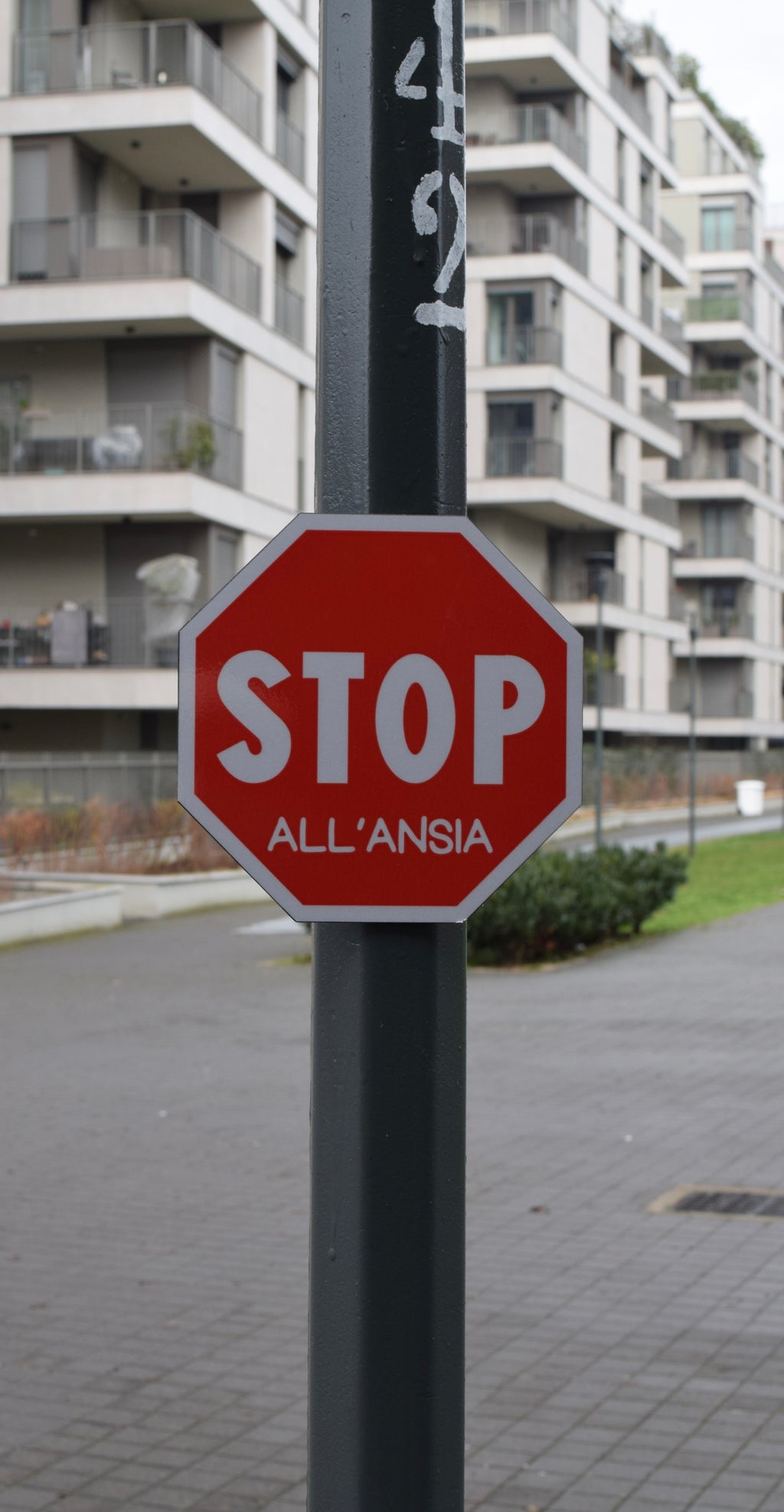 Segnale "STOP ALL'ANSIA"
