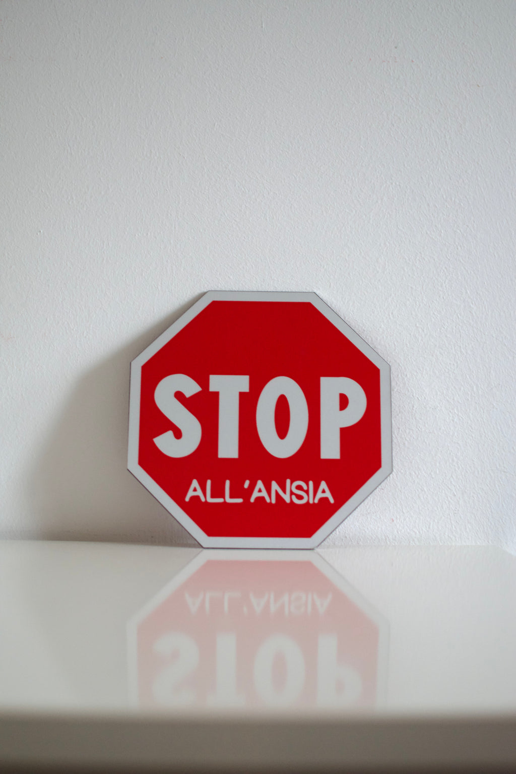 Segnale "STOP ALL'ANSIA"