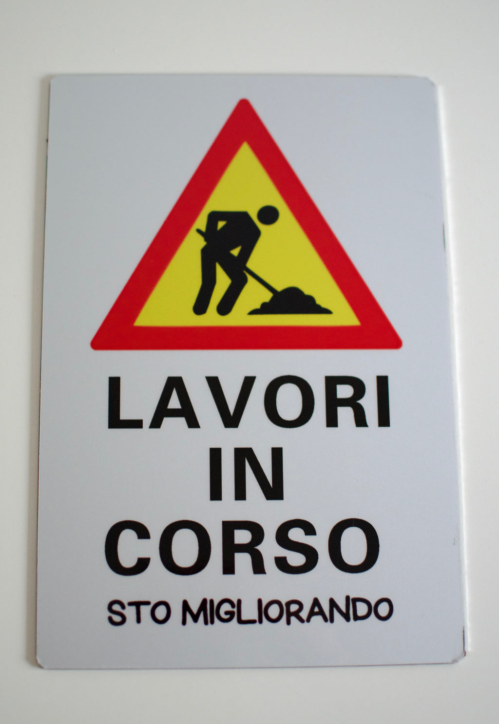 Segnale "LAVORI IN CORSO"