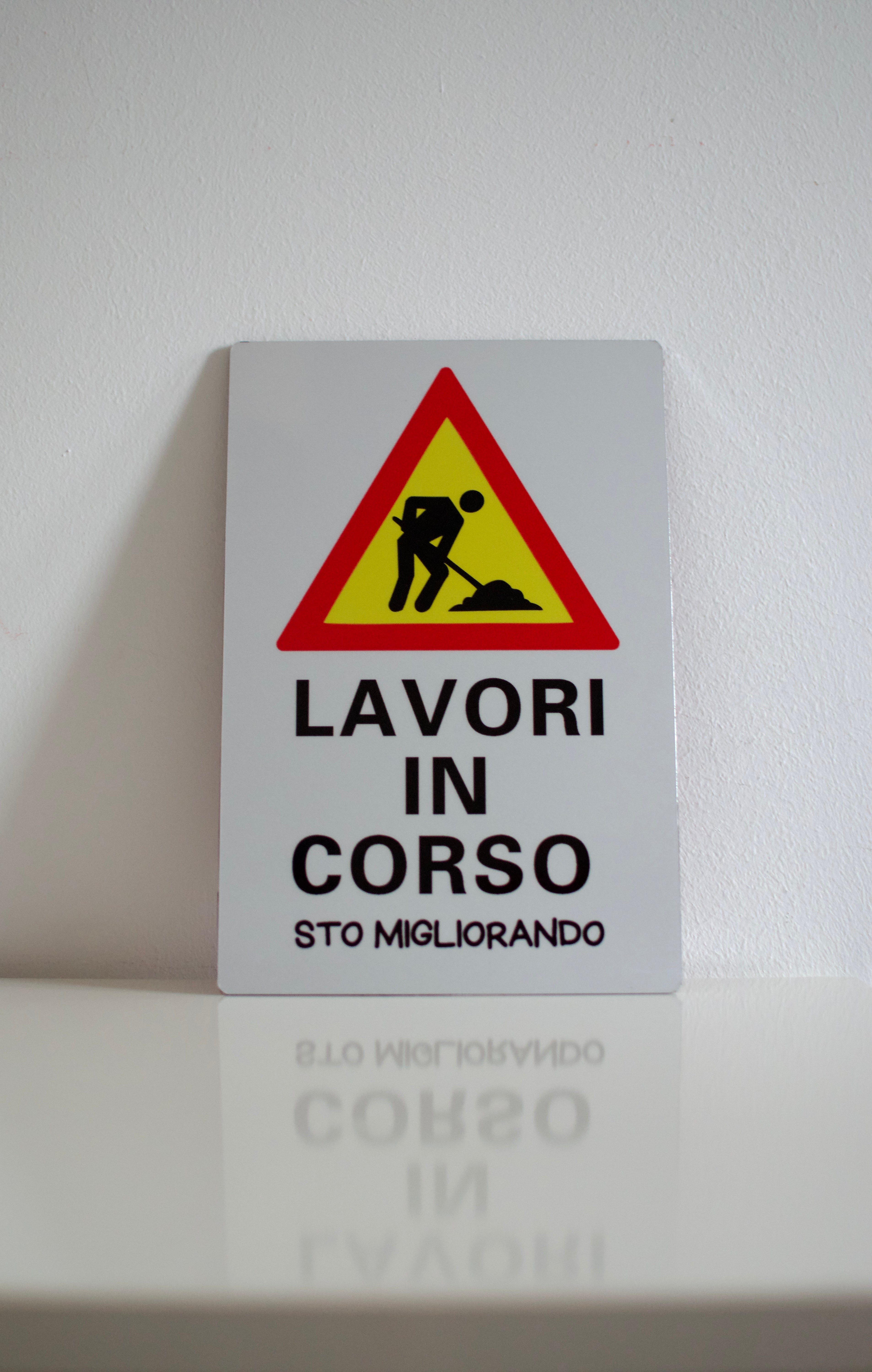 Segnale "LAVORI IN CORSO"