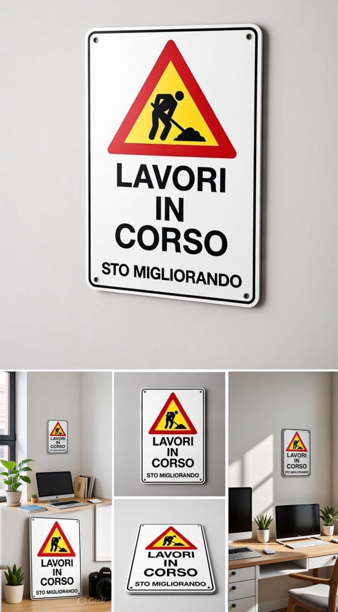 Segnale "LAVORI IN CORSO"