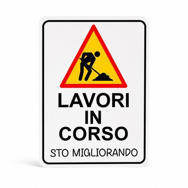 Panneau "TRAVAUX EN COURS"